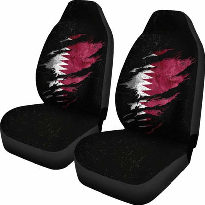 Qatar In Me Car Seat Covers - Special Grunge Style
