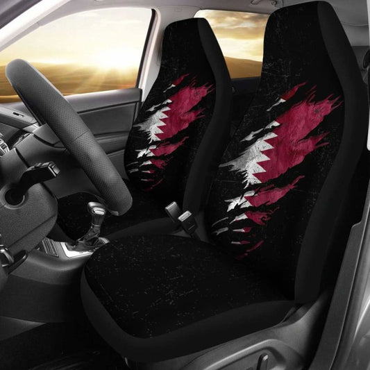 Qatar In Me Car Seat Covers - Special Grunge Style