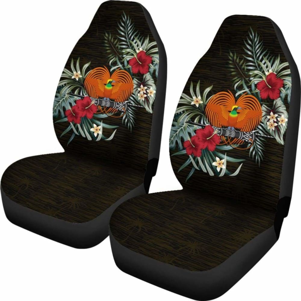 Papua New Guinea Hibiscus Car Seat Covers