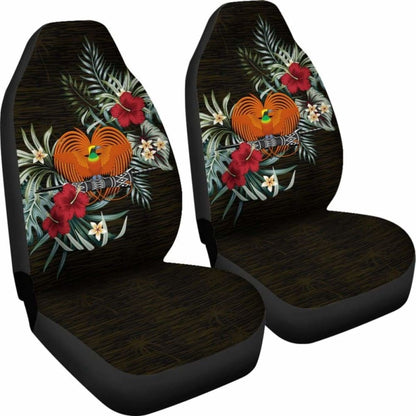 Papua New Guinea Hibiscus Car Seat Covers
