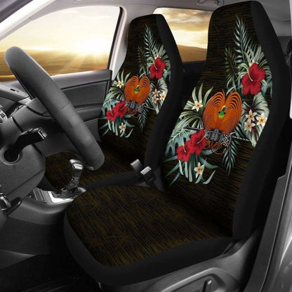 Papua New Guinea Hibiscus Car Seat Covers