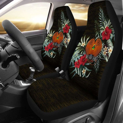 Papua New Guinea Hibiscus Car Seat Covers
