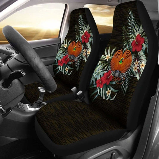 Papua New Guinea Hibiscus Car Seat Covers