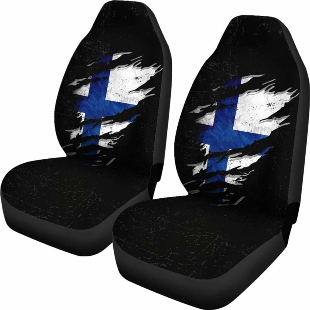 Finland In Me Car Seat Covers - Special Grunge Style