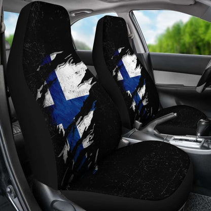 Finland In Me Car Seat Covers - Special Grunge Style