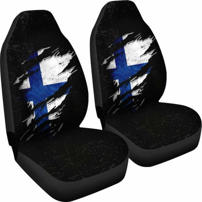 Finland In Me Car Seat Covers - Special Grunge Style