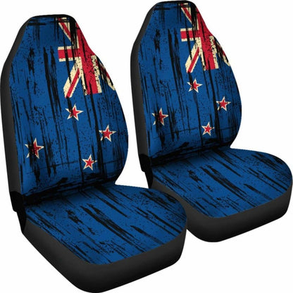 New Zealand Grunge Flag Car Seat Cover