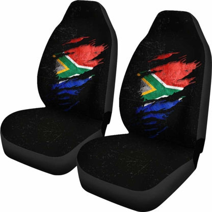 South Africa In Me Car Seat Covers - Special Grunge Style