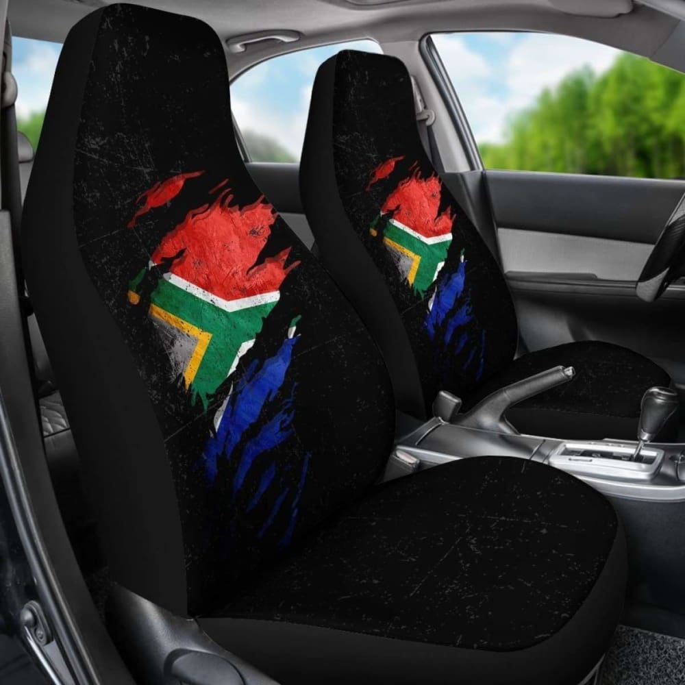 South Africa In Me Car Seat Covers - Special Grunge Style