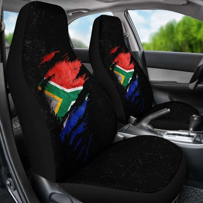 South Africa In Me Car Seat Covers - Special Grunge Style