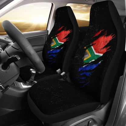 South Africa In Me Car Seat Covers - Special Grunge Style