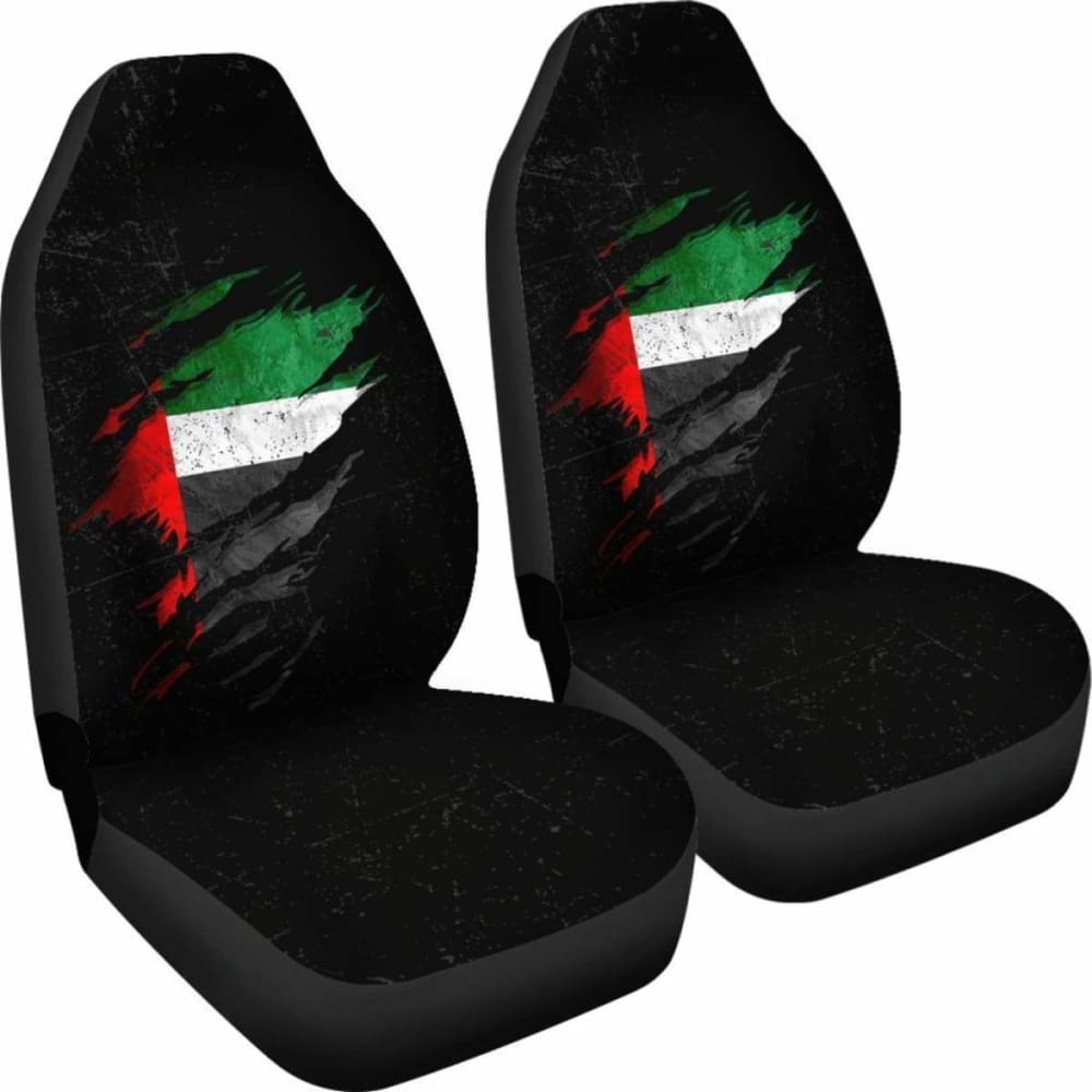 United Arab Emirates In Me Car Seat Covers  - Special Grunge Style