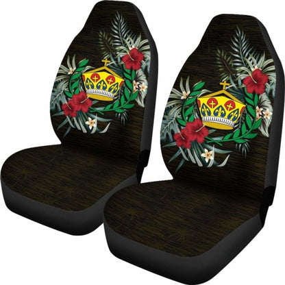 Tonga Hibiscus Car Seat Covers