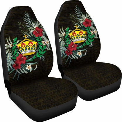 Tonga Hibiscus Car Seat Covers