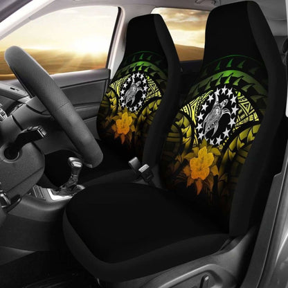 Cook Islands Car Seat Cover Reggae Hibiscus