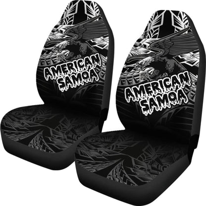 American Samoa Polynesian Car Seat Covers - Eagle Tribal Pattern -