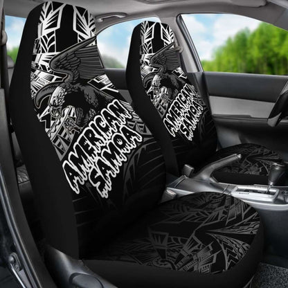 American Samoa Polynesian Car Seat Covers - Eagle Tribal Pattern -