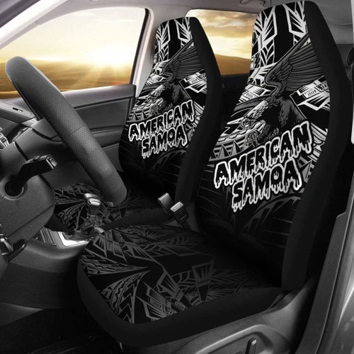 American Samoa Polynesian Car Seat Covers - Eagle Tribal Pattern -