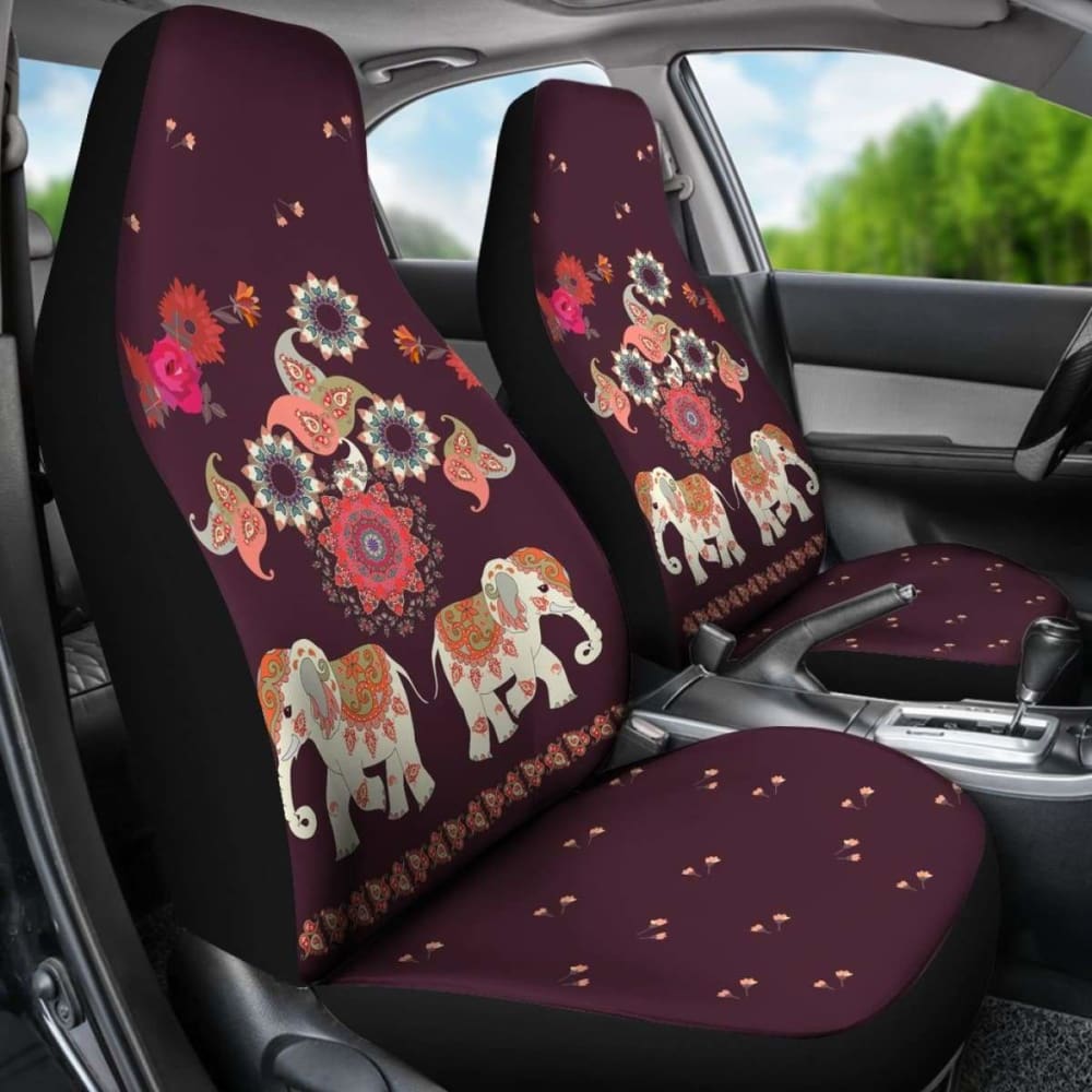 Yoga Elephant Car Seat Cover