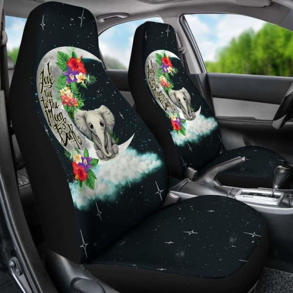 Elephant Hawaii Car Seat Cover