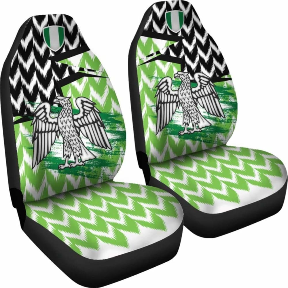 Nigeria Car Seat Covers Home - The Super Eagles (Set Of Two)