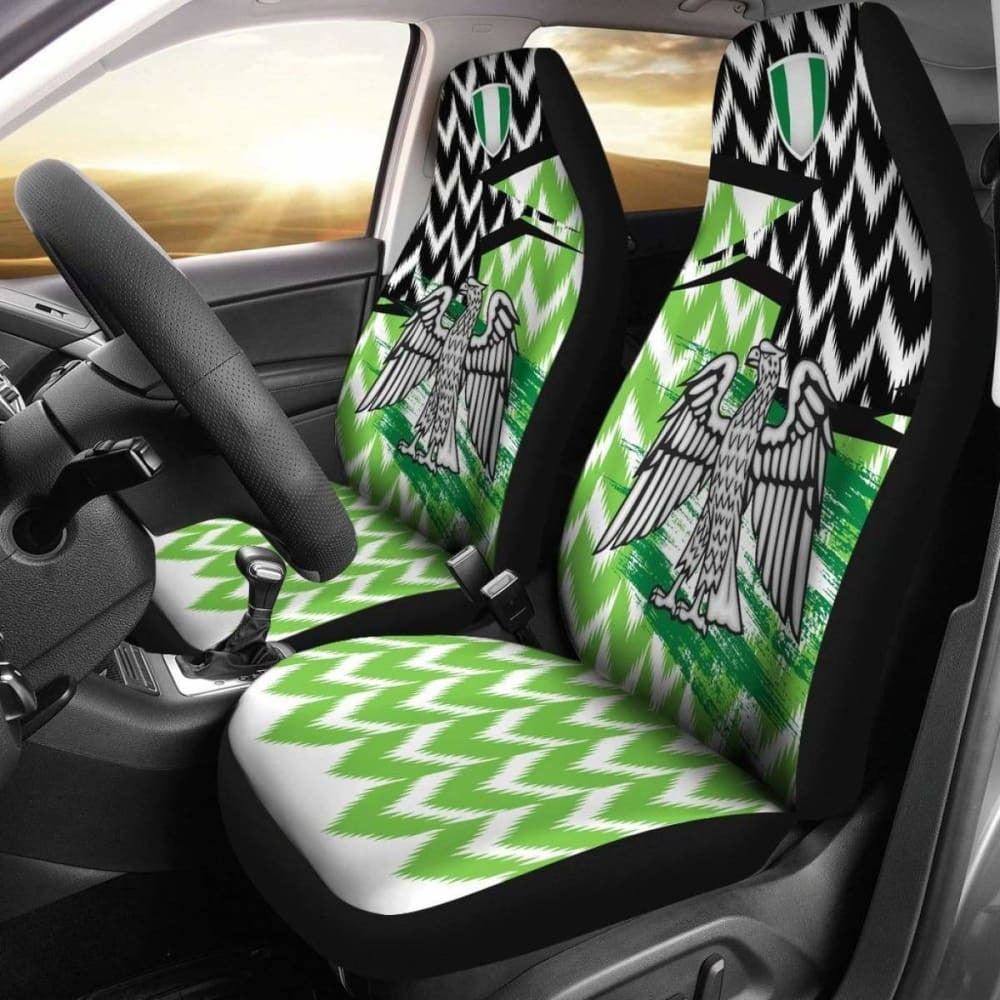 Nigeria Car Seat Covers Home - The Super Eagles (Set Of Two)