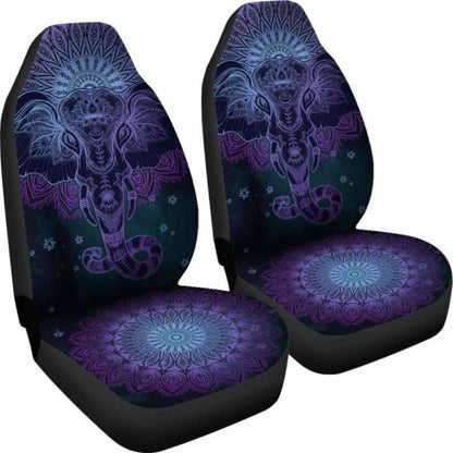 Premium Elephant Mandala Car Seat Covers
