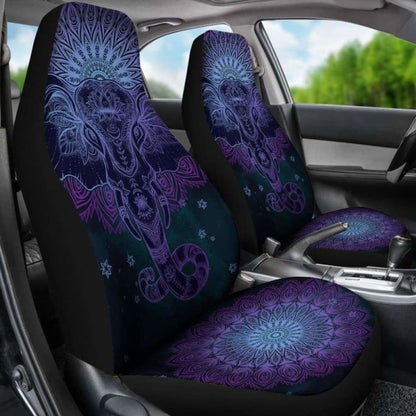 Premium Elephant Mandala Car Seat Covers