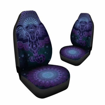 Premium Elephant Mandala Car Seat Covers