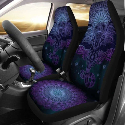 Premium Elephant Mandala Car Seat Covers