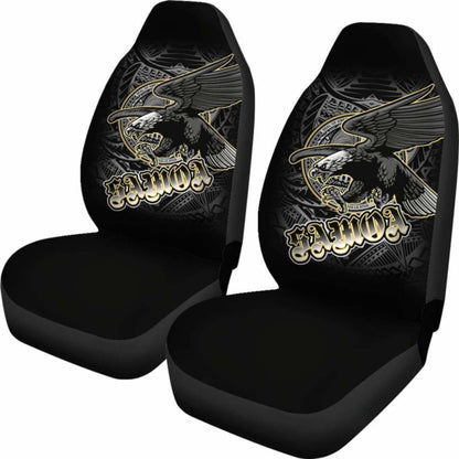 American Samoa Eagle Car Seat Covers - American Samoa Seal -