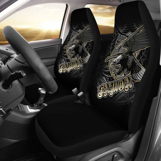 American Samoa Eagle Car Seat Covers - American Samoa Seal -