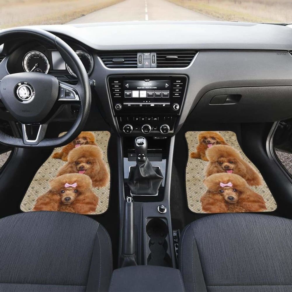 Poodle Car Floor Mats Funny For Poodle Dog Lover