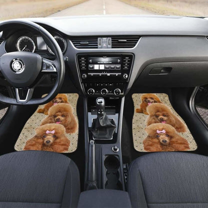 Poodle Car Floor Mats Funny For Poodle Dog Lover