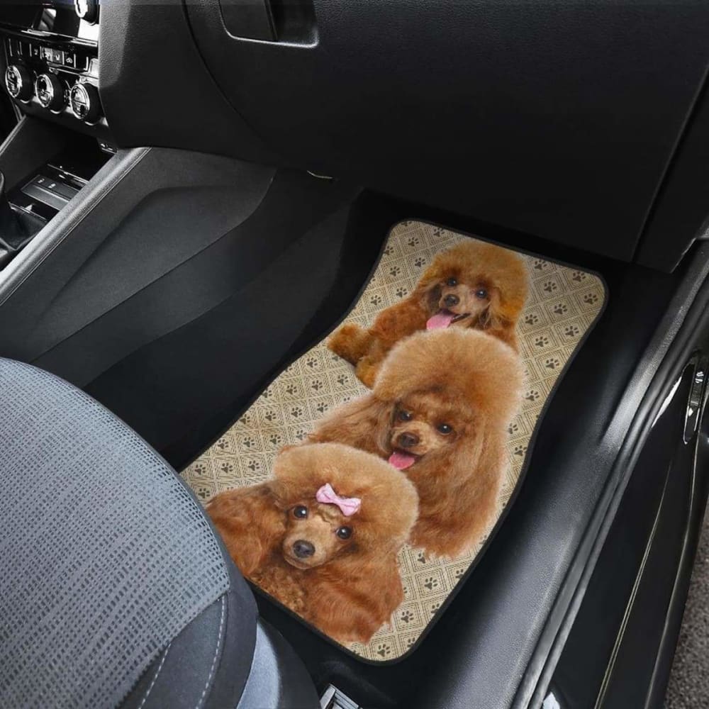 Poodle Car Floor Mats Funny For Poodle Dog Lover