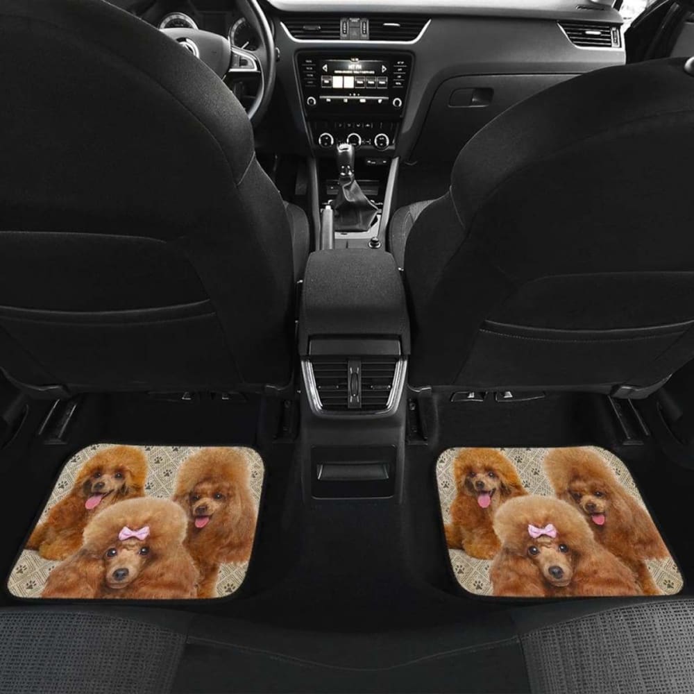 Poodle Car Floor Mats Funny For Poodle Dog Lover