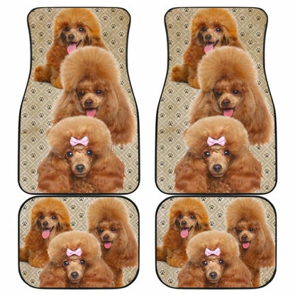 Poodle Car Floor Mats Funny For Poodle Dog Lover