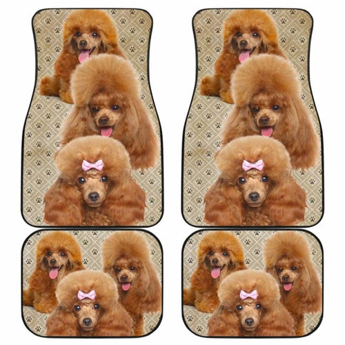 Poodle Car Floor Mats Funny For Poodle Dog Lover
