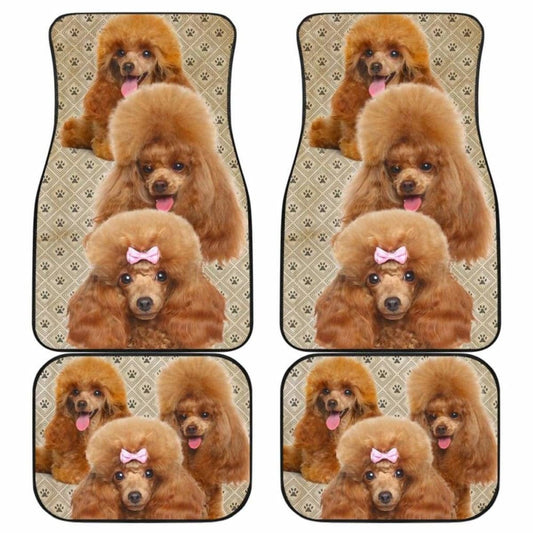 Poodle Car Floor Mats Funny For Poodle Dog Lover