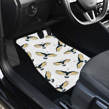 Eagle Pattern Print Design  Front And Back Car Mats