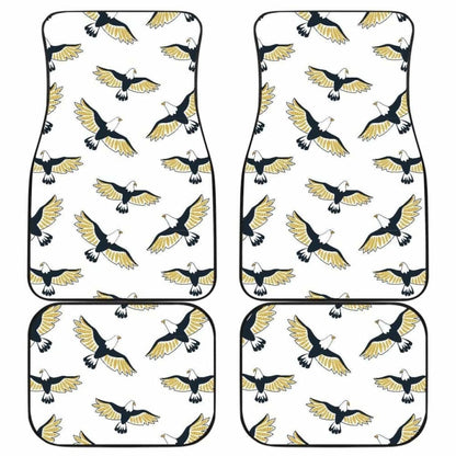 Eagle Pattern Print Design  Front And Back Car Mats