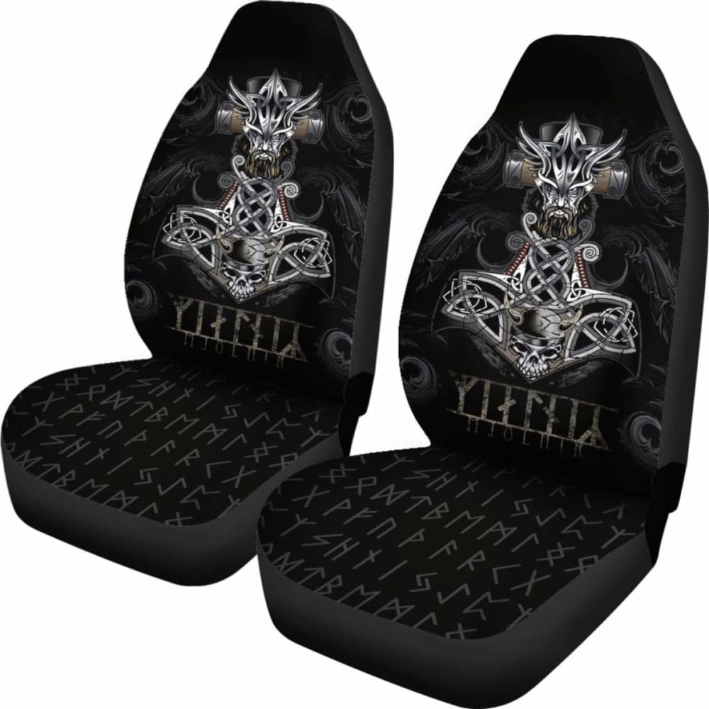 Viking Car Seat Covers Mjolnir