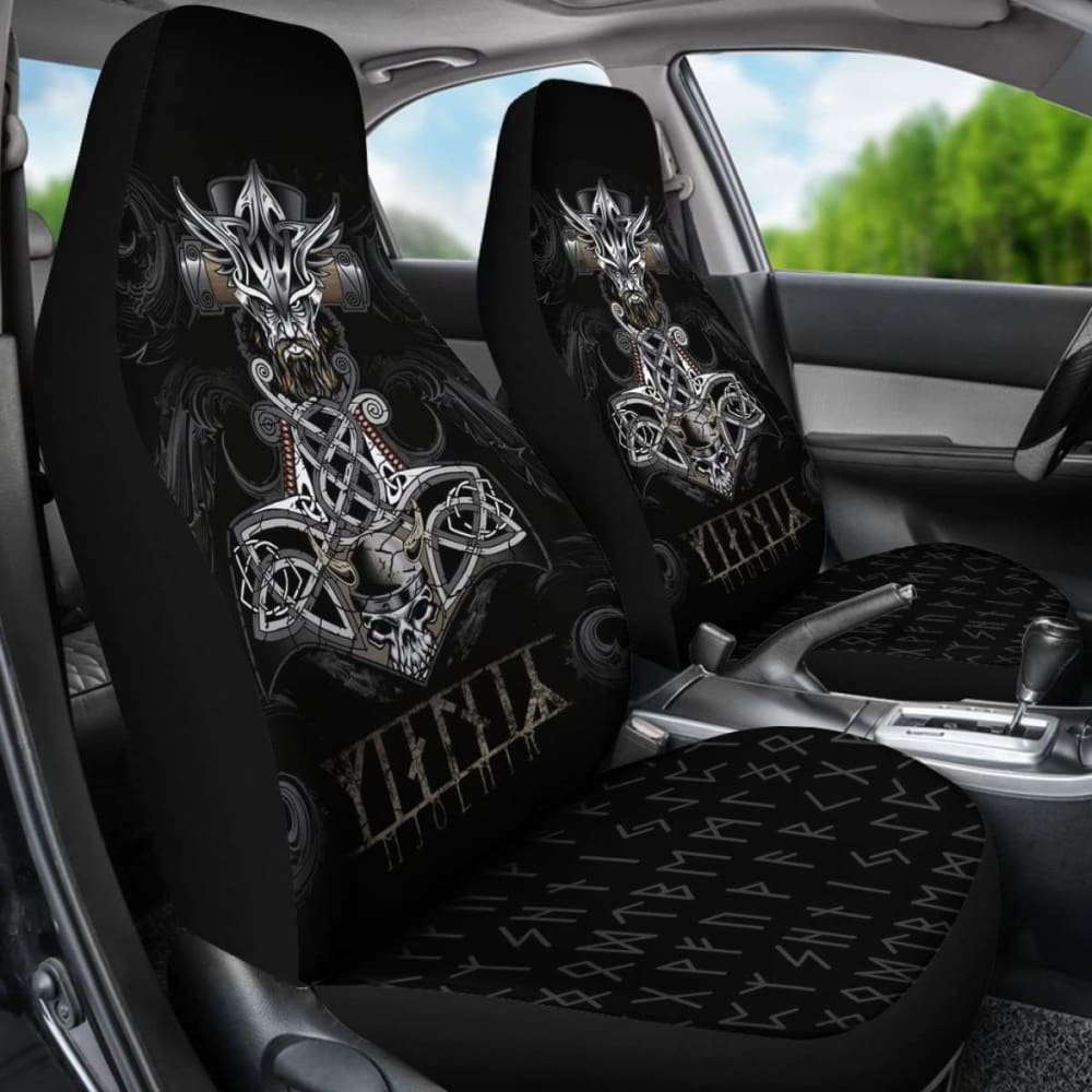 Viking Car Seat Covers Mjolnir