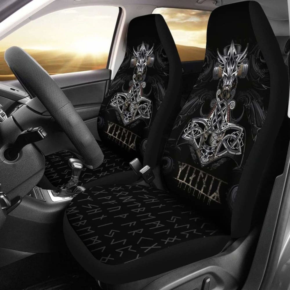 Viking Car Seat Covers Mjolnir