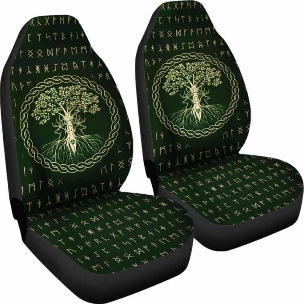 Viking Life Tree Car Seat Covers