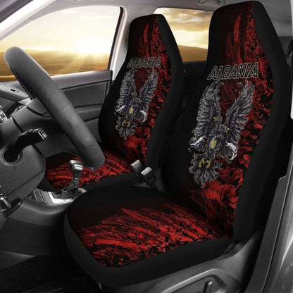 Double-Headed Eagle Of Albania Car Seat Covers Special