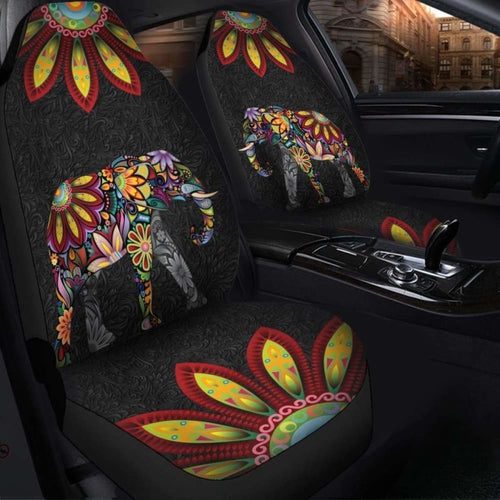 Bohemian Elephant Car Seat Covers
