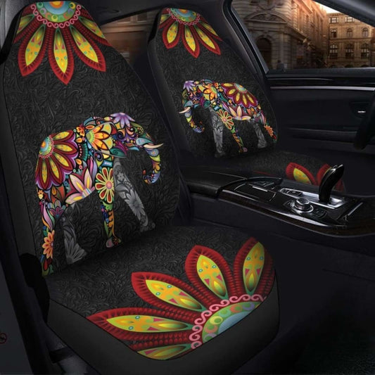 Bohemian Elephant Car Seat Covers