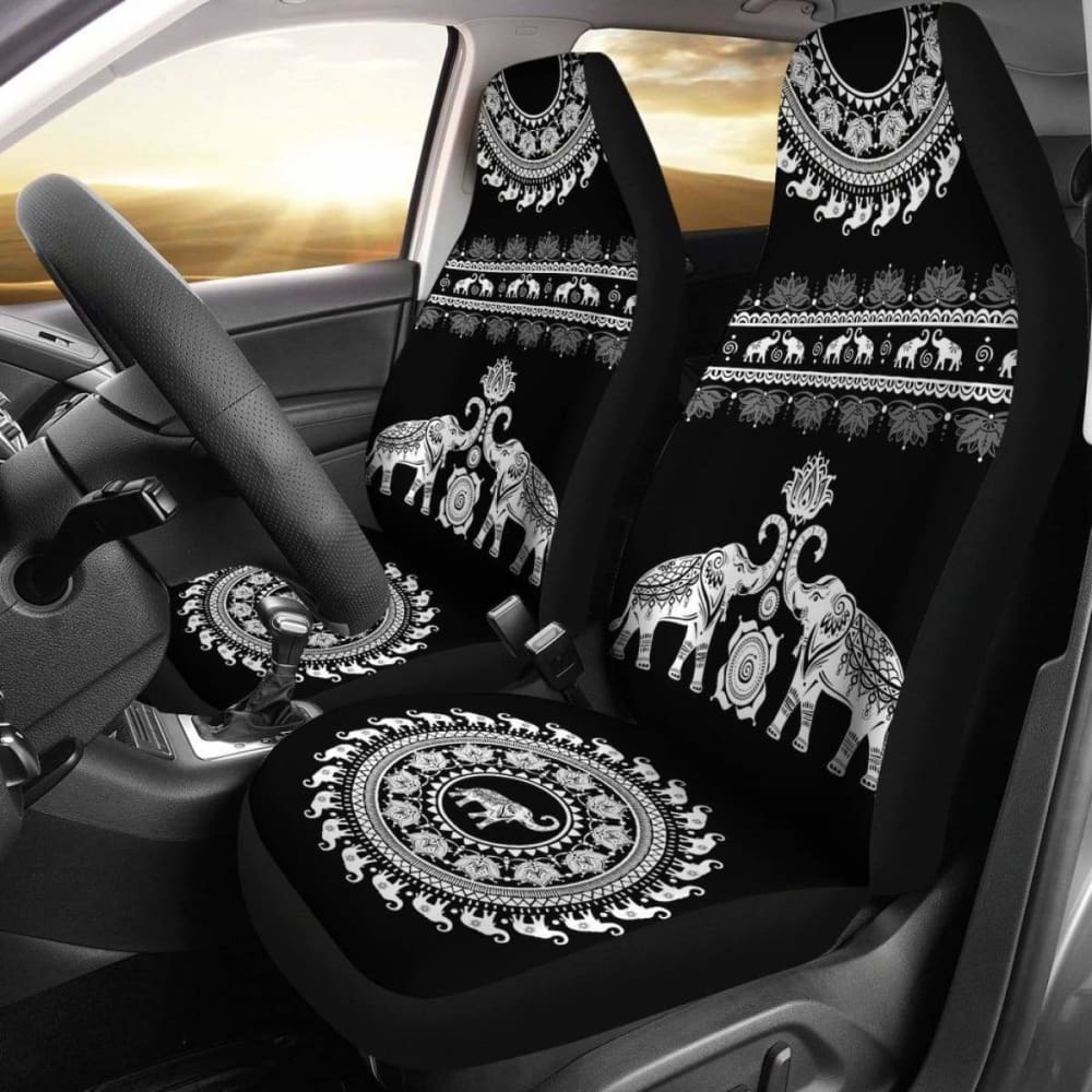 Elephant Mandala Car Seat Covers