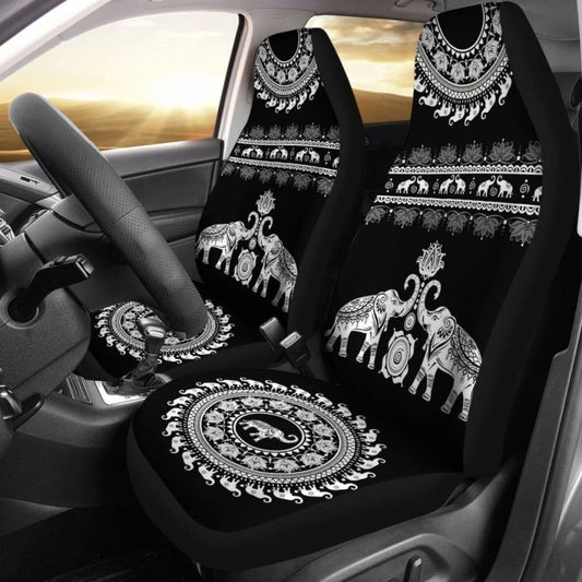 Elephant Mandala Car Seat Covers